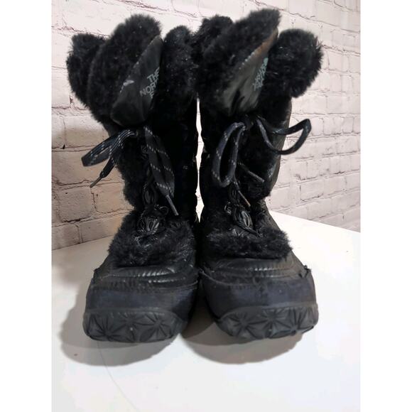 The North Face Appy Women's Boots Black Quilted Puffer Winter Goose Down Size 11 - Picture 9 of 16